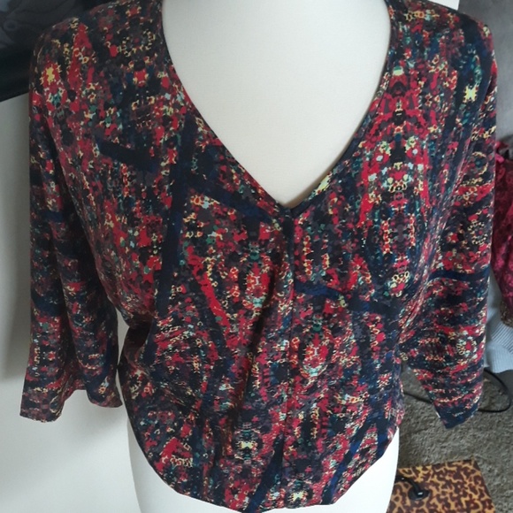 Fun Color Splash Blouse - Picture 2 of 5